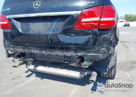 2017 Mercedes-Benz Gls 450 4Matic z USA, uszkodzony, nr VIN 4JGDF6EE7HA818110